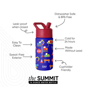 Simple Modern Summit straw lid close-up highlighting easy sipping.