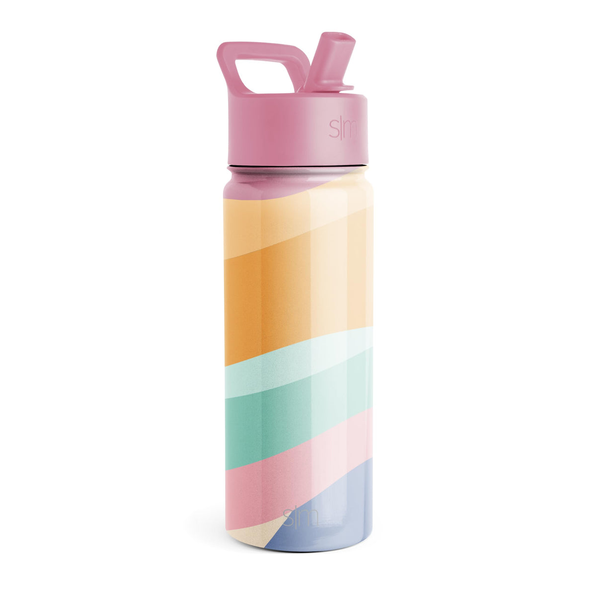 Simple Modern Summit Pink Sedona bottle, front view for school days.