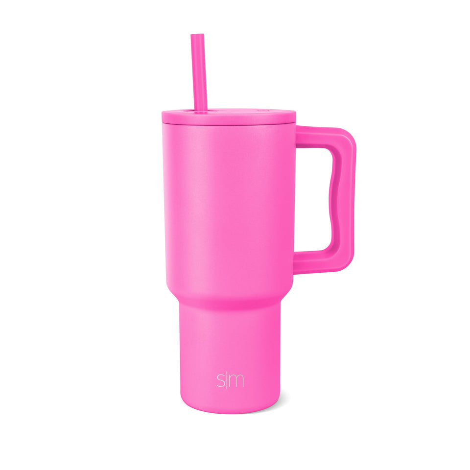 Simple Modern Trek 30 oz with handle and straw lid, Raspberry Vibes, ideal for on-the-go hydration