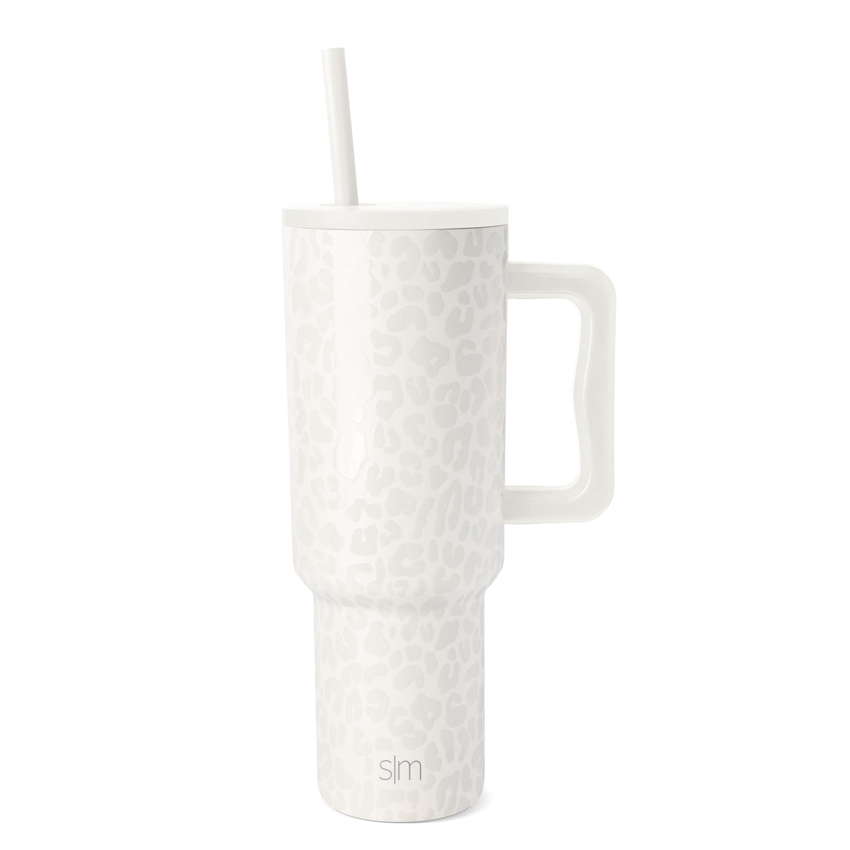 Simple Modern Trek 40oz Cream Leopard bottle showcases bold pattern and cooling performance