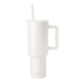 Simple Modern Trek 40oz Cream Leopard bottle showcases bold pattern and cooling performance
