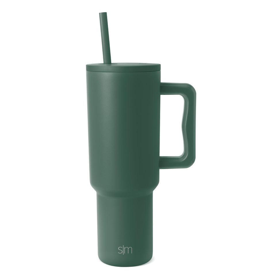 Simple Modern Trek 40 oz tumbler with ergonomic handle for easy carrying