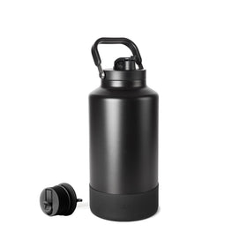 Simple Modern Trek Pivot 128oz bottle with handle for easy carrying on outdoor adventures.