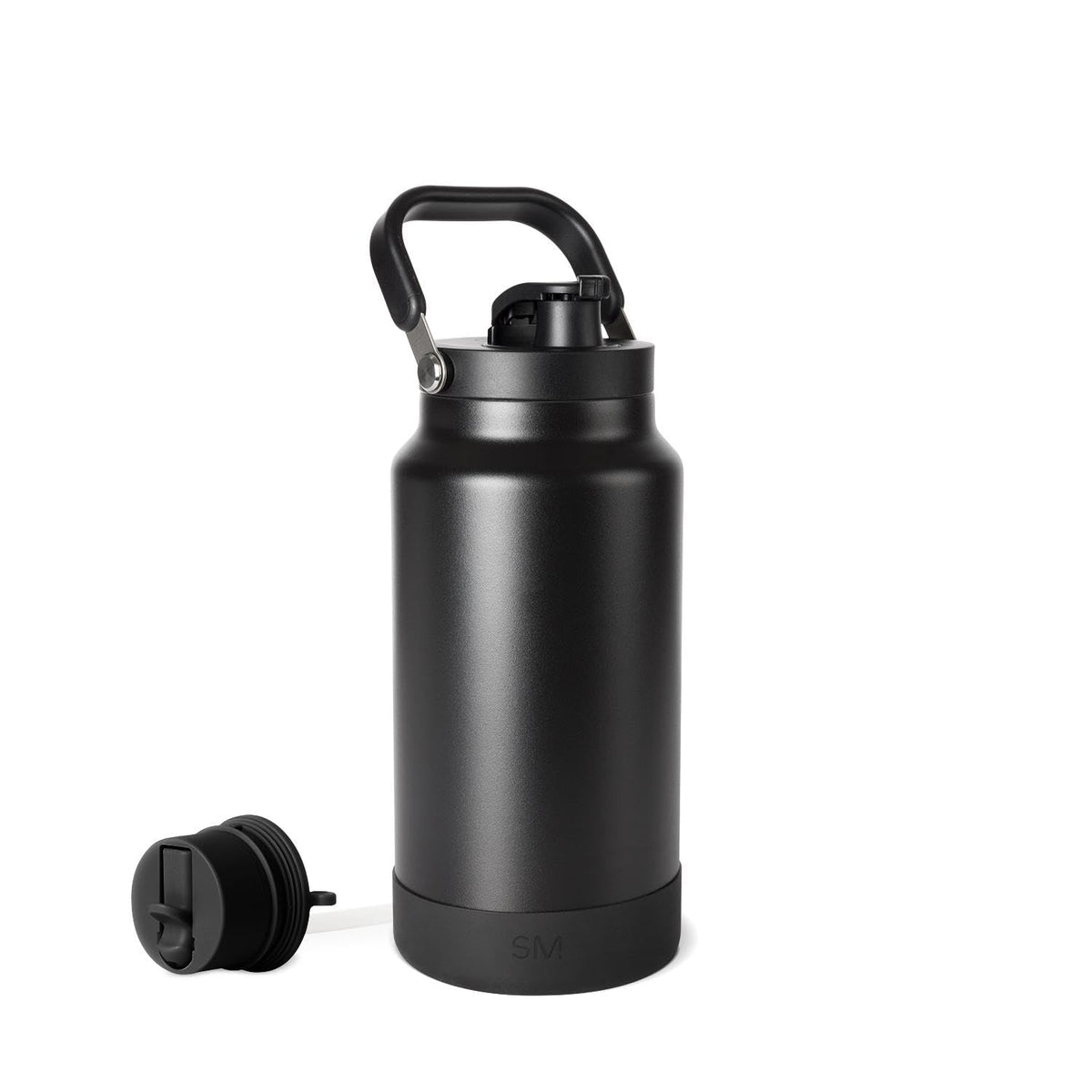 Simple Modern Trek Pivot bottle with handle, showcasing easy carry for daily workouts.