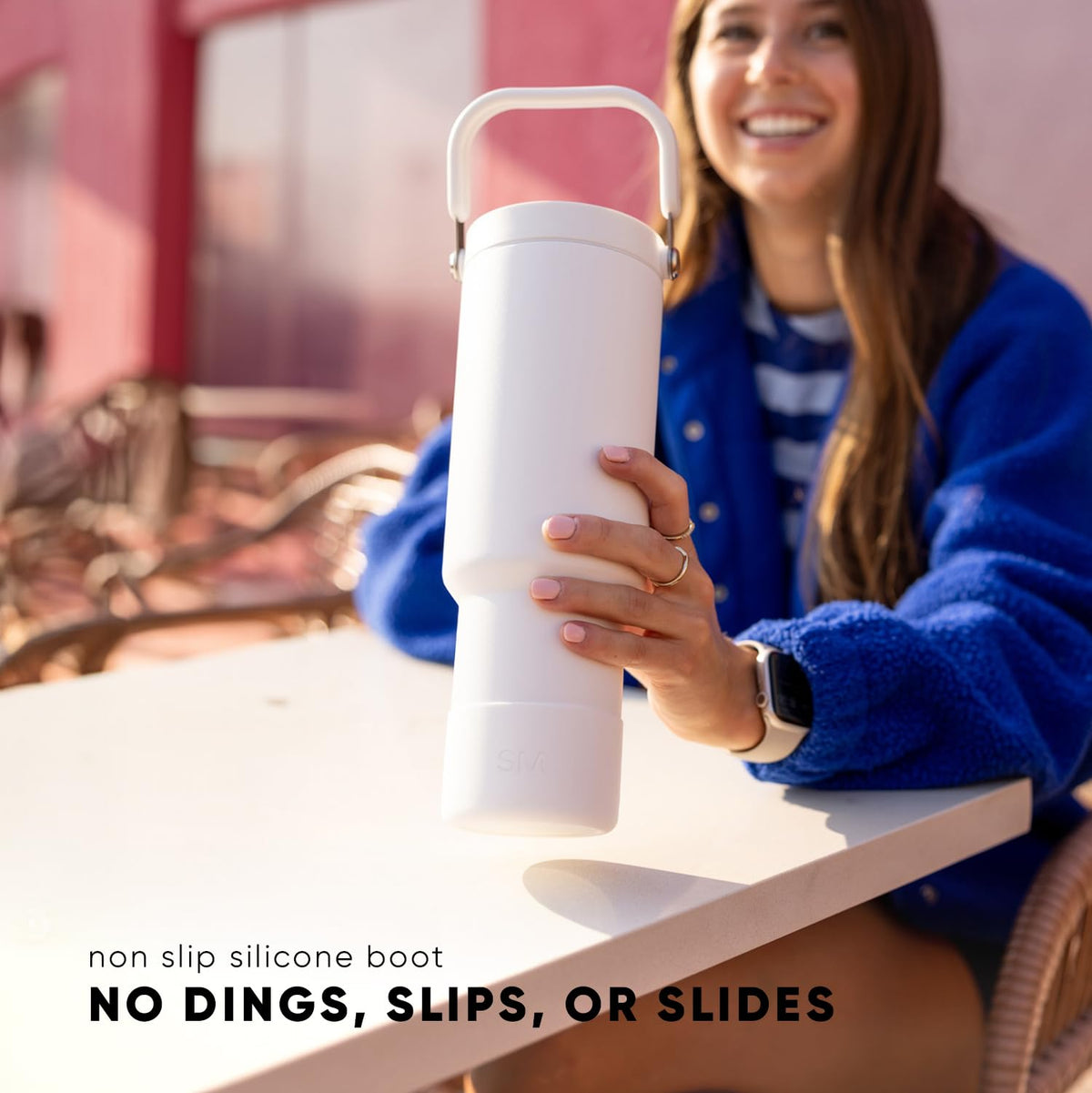 Trek Pivot cupholder-friendly design for secure carry in car and gym bag.