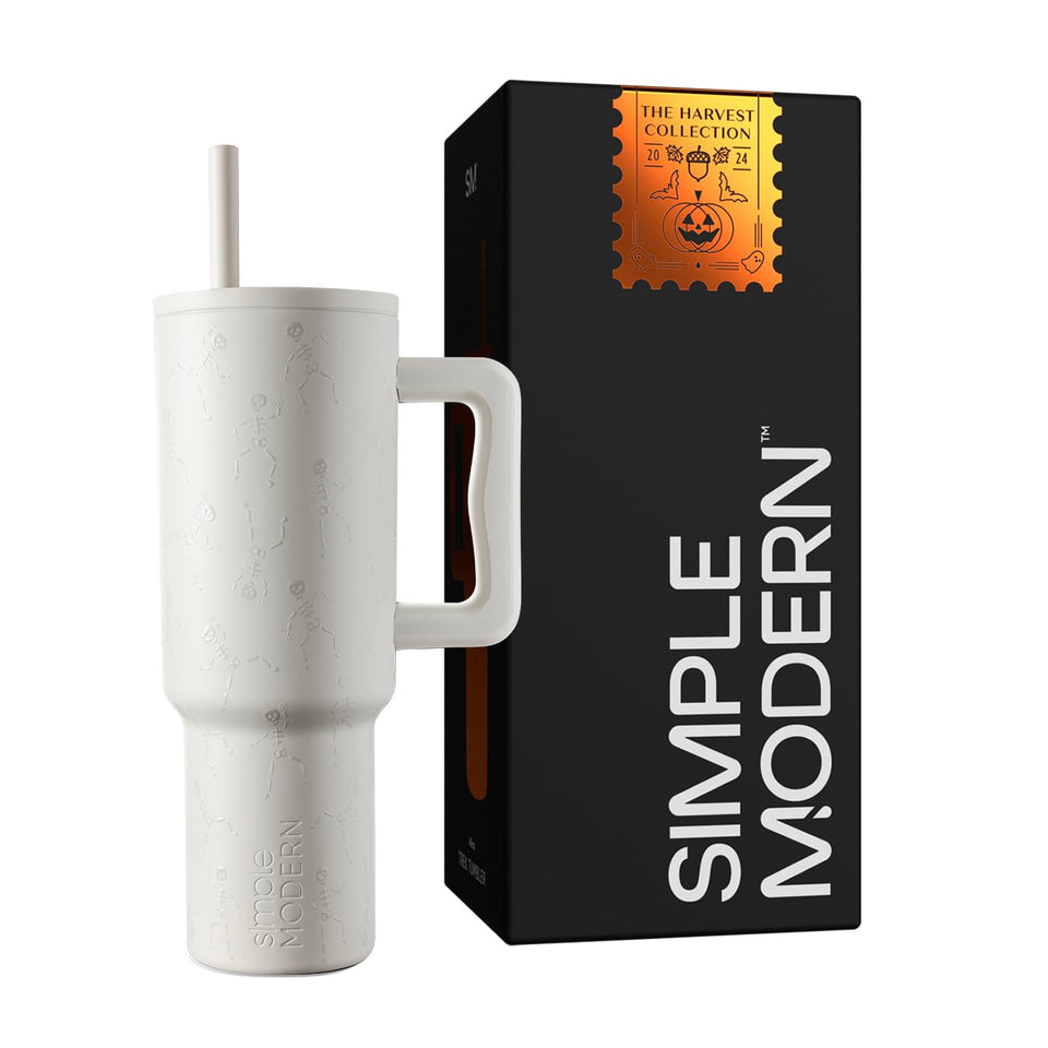 Simple Modern Trek Signature 40 oz tumbler with handle for on-the-go hydration.