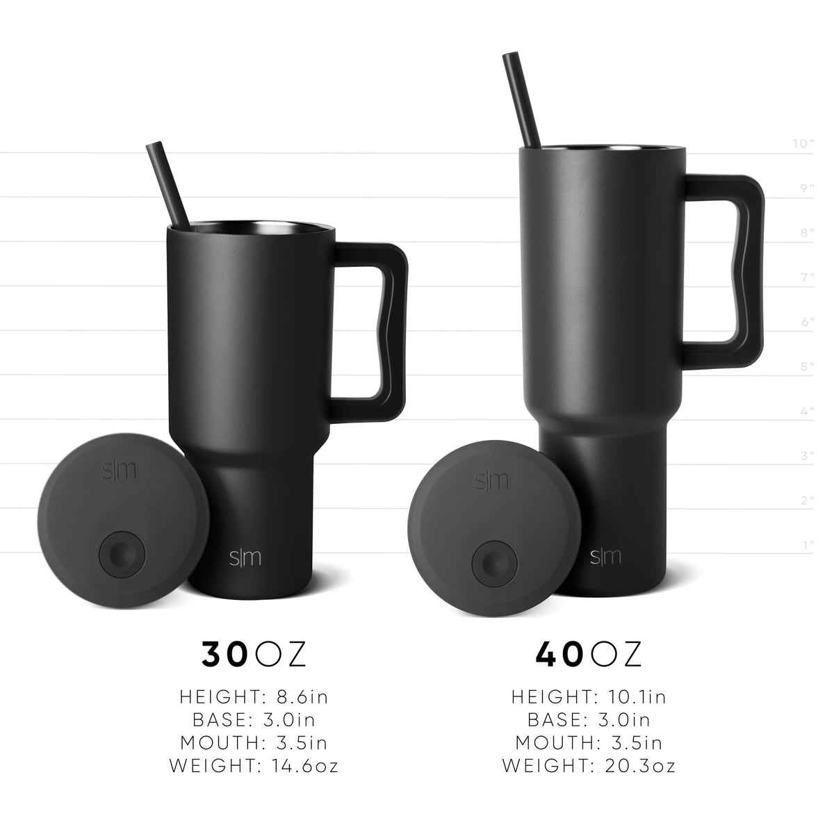 Simple Modern Trek durable 18/8 stainless steel with sweat-free exterior