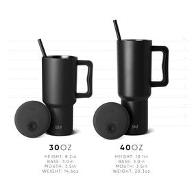 Simple Modern Trek Tumbler is cupholder-friendly for car or office.
