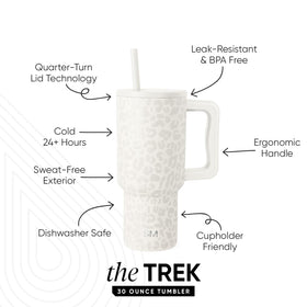 Simple Modern Trek handle close up shows ergonomic grip for daily use