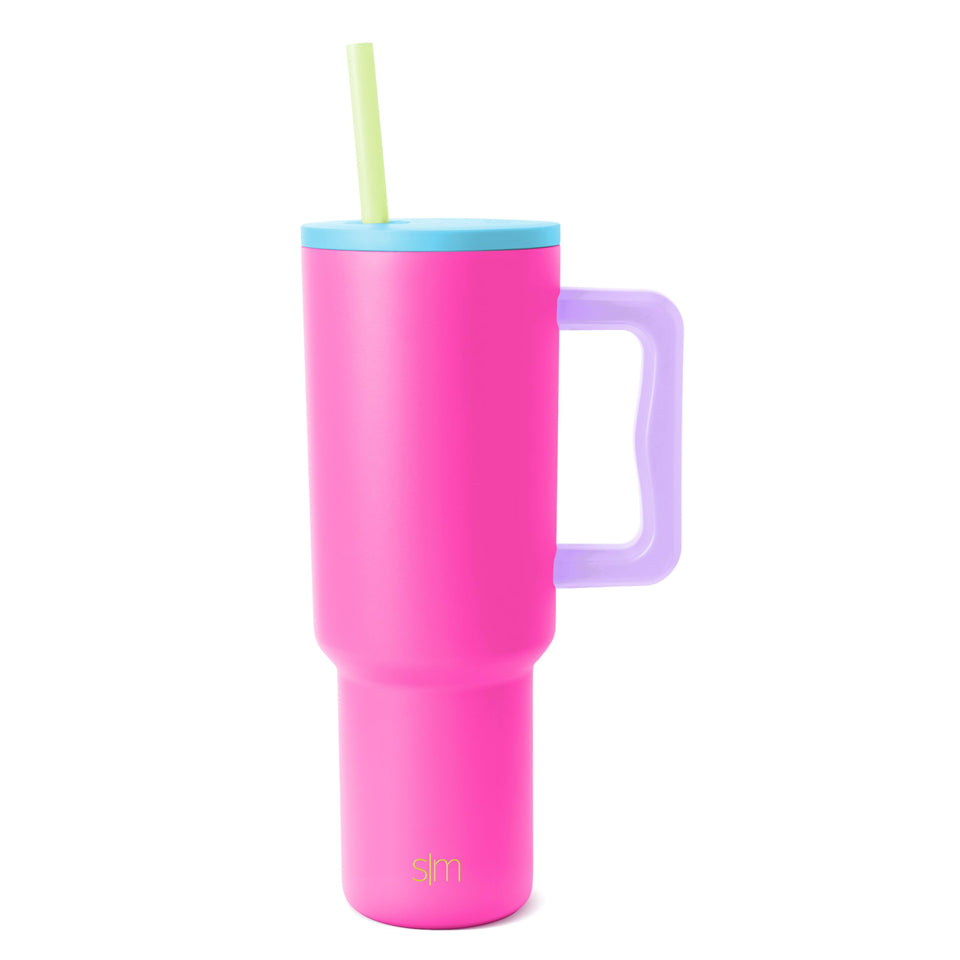 Simple Modern Trek tumbler with handle for easy carrying