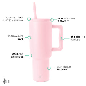 Straw lid with four way threading for customizable sipping.