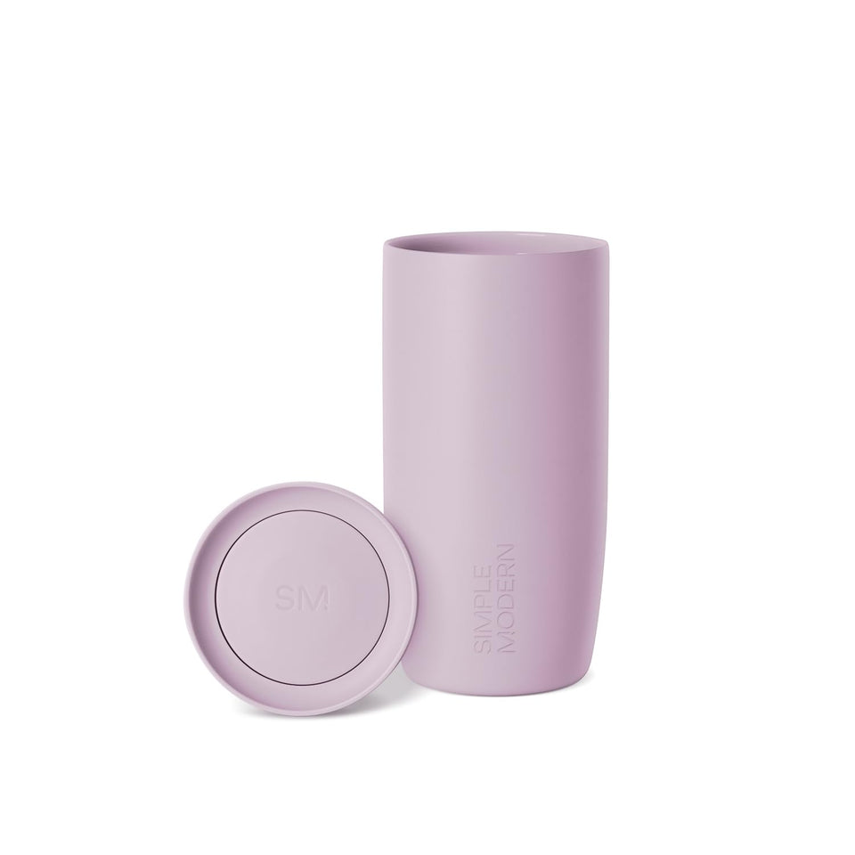 Simple Modern Voyager 360° lid lets you sip from any angle with a leak-proof closed seal.