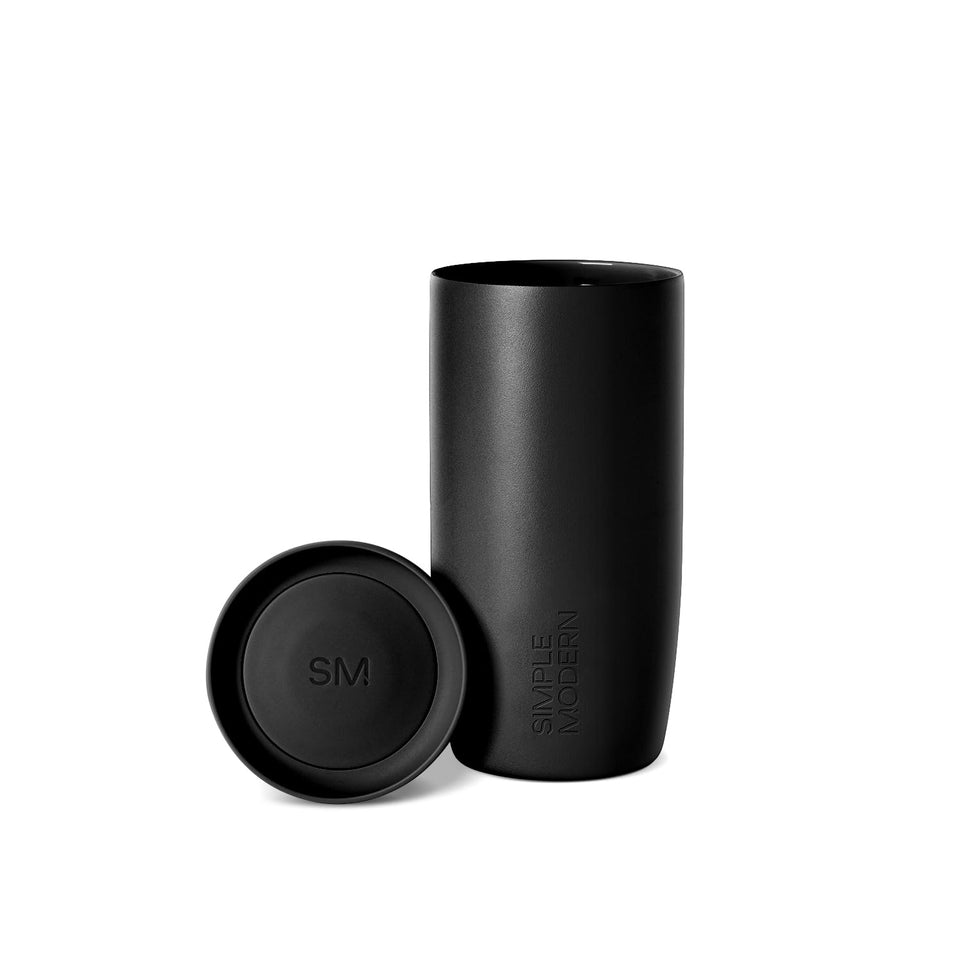 Simple Modern Voyager 360lid mug enables sip-from-any-angle on the go.