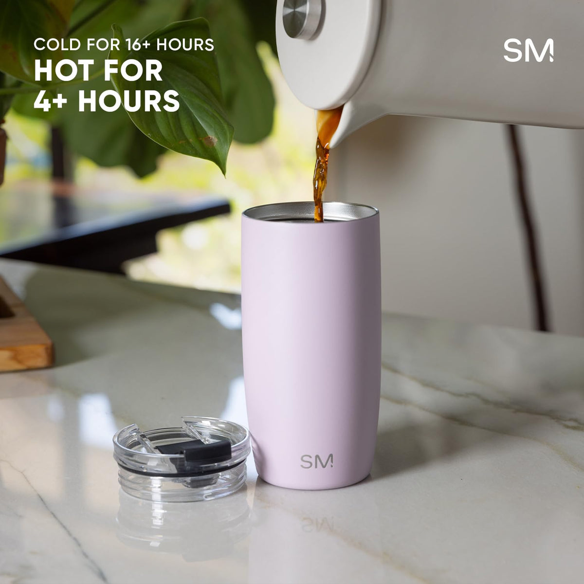 Simple Modern Voyager cupholder-friendly shape fits car and bag compartments