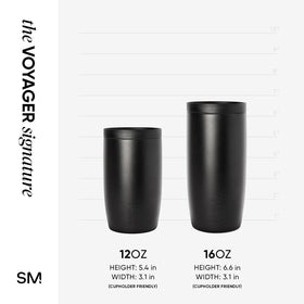 Simple Modern Voyager durable stainless steel body withstands daily wear.