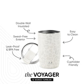 Simple Modern Voyager cupholder friendly design fits car commutes and errands