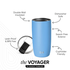 Dishwasher-safe Voyager highlights easy cleanup after busy days