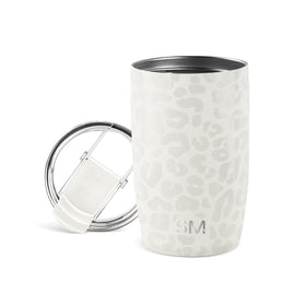 Simple Modern Voyager tumbler with flip lid keeps coffee spill-free on the go