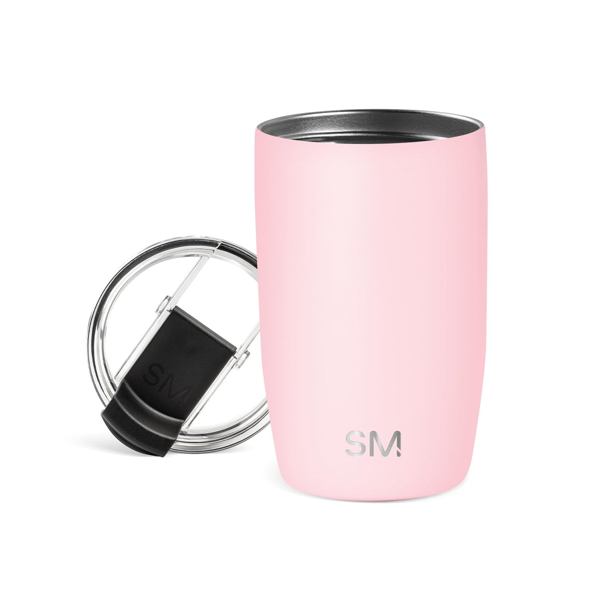 Simple Modern Voyager tumbler with flip lid offers spill-free sipping on the go.