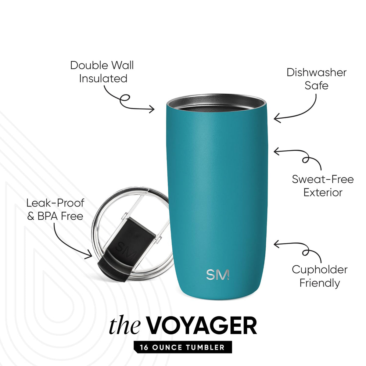 Simple Modern Voyager with flip lid demonstrates leakproof performance for commuting