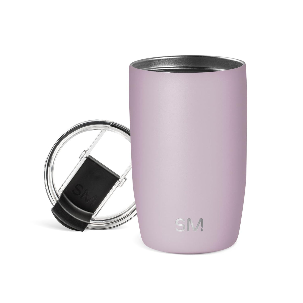 Simple Modern Voyager tumbler with flip lid in Lavender Mist for secure on-the-go sipping