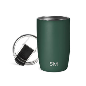 Simple Modern Voyager forest tumbler with flip lid, ready for on-the-go hydration