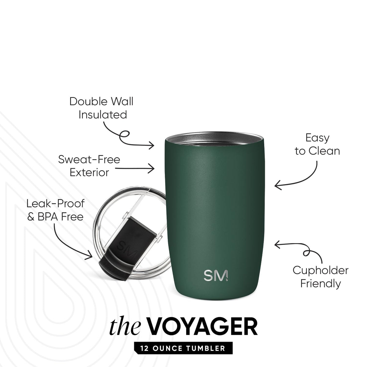Simple Modern Voyager forest front view for daily coffee or cold drinks
