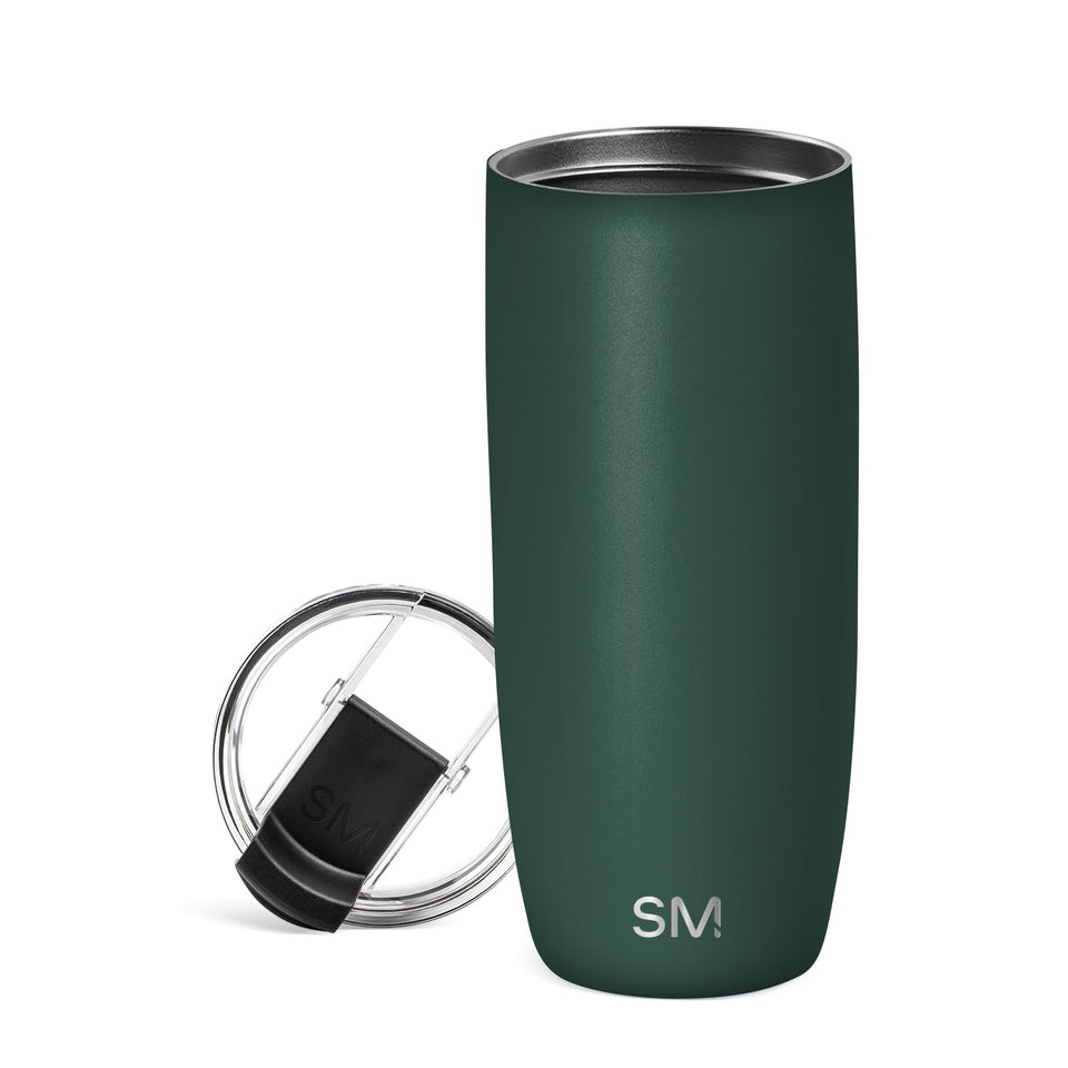 Simple Modern Voyager forest full view shows a stylish, durable travel mug for hot or cold drinks