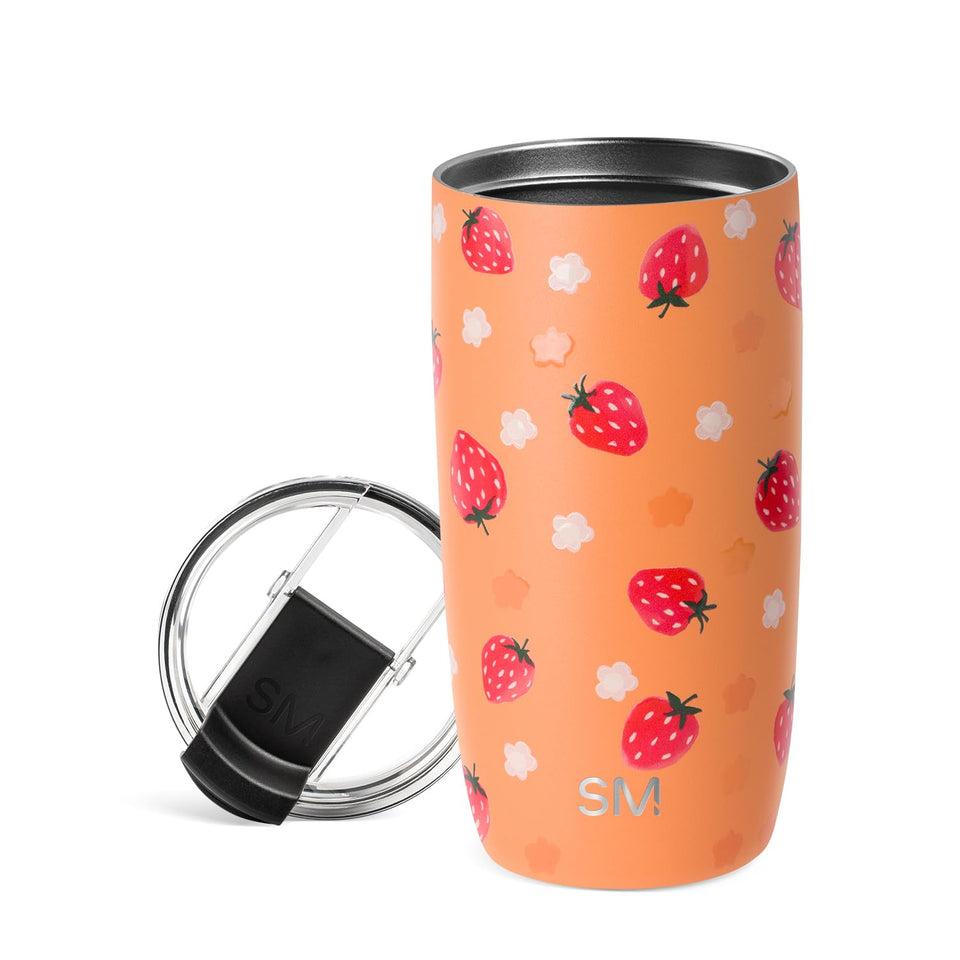 Simple Modern Voyager tumbler with straw and lid for easy on-the-go sipping.