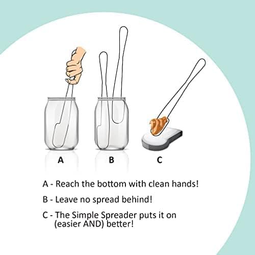 Simple Preading 11-5inch design offers balanced grip for easy spreading.