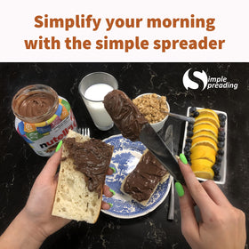 Simple Preading stainless steel knife with warranty offers lasting peace of mind.