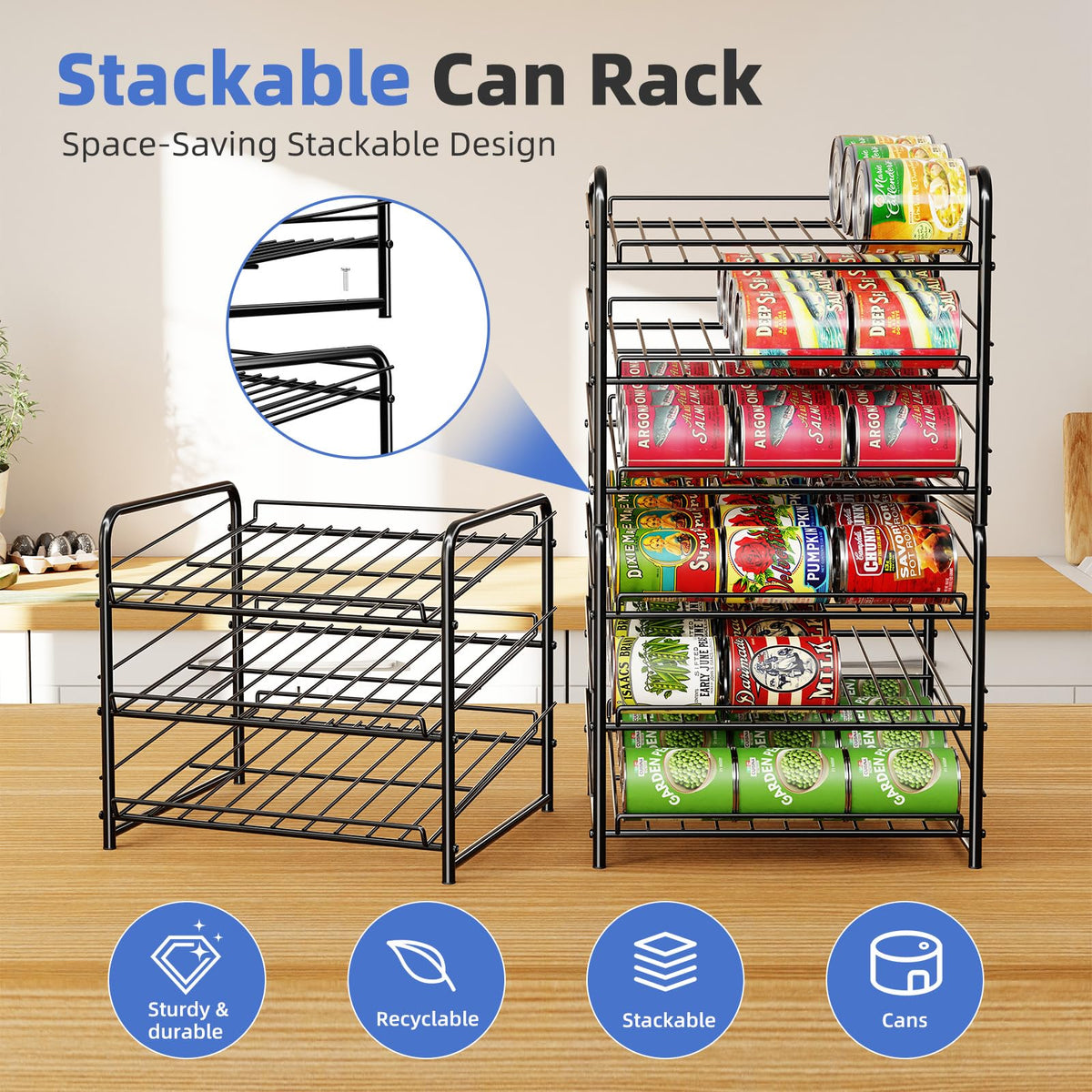 Assembly tools included for quick setup of Simple Trending can rack.