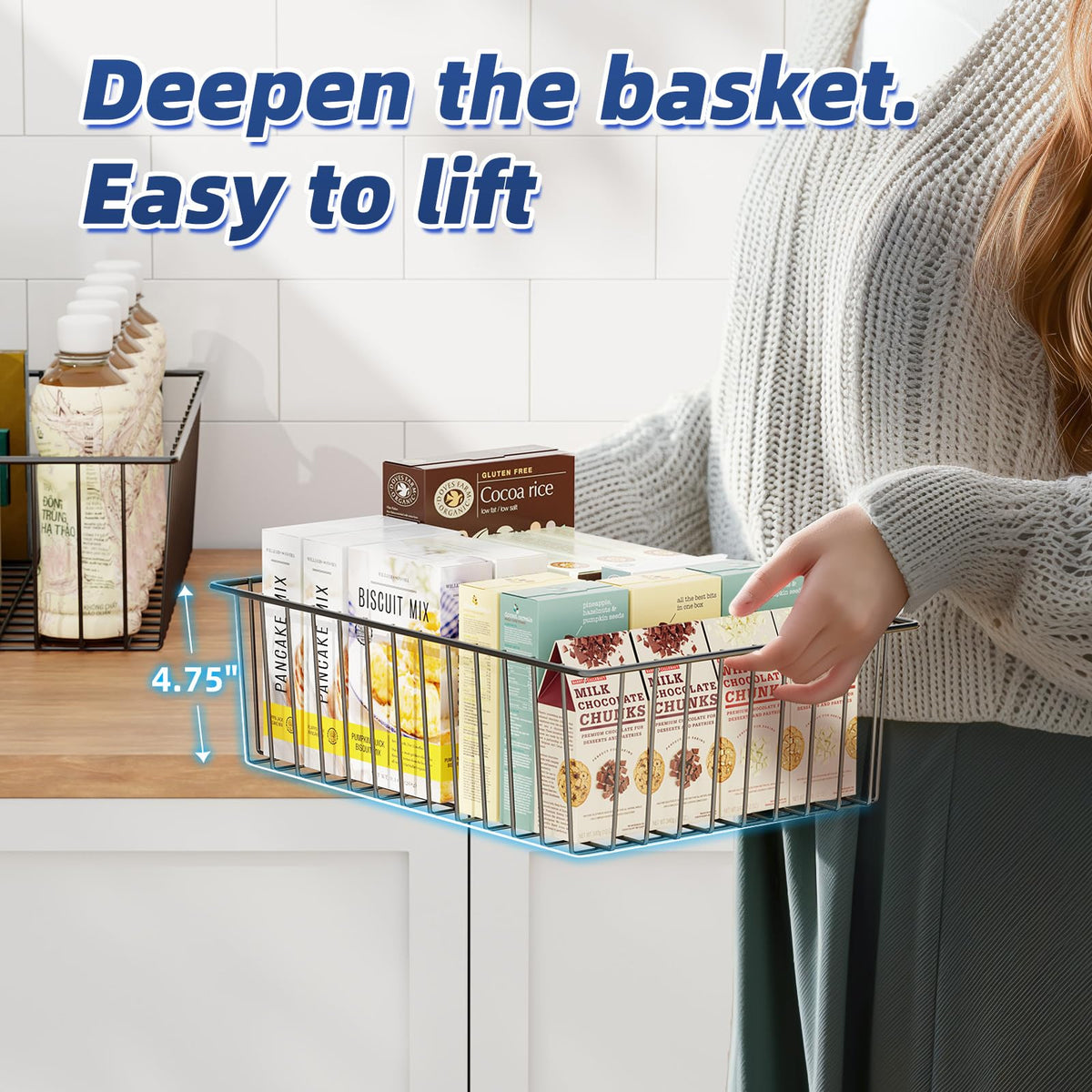Simple Trending 6-pack storage baskets adapt to various rooms and layouts