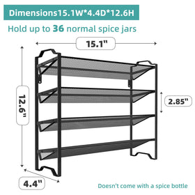 Simple Trending compact space-saving spice rack for pantry