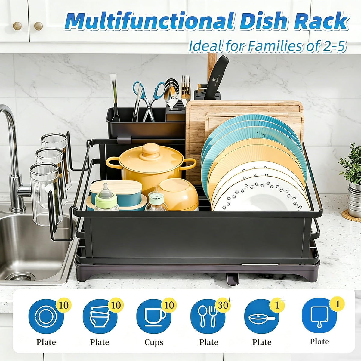 Simple Trending 360 degree drainage design keeps countertops dry