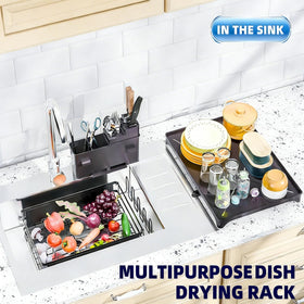 Simple Trending dish rack installs easily with clear instructions and video