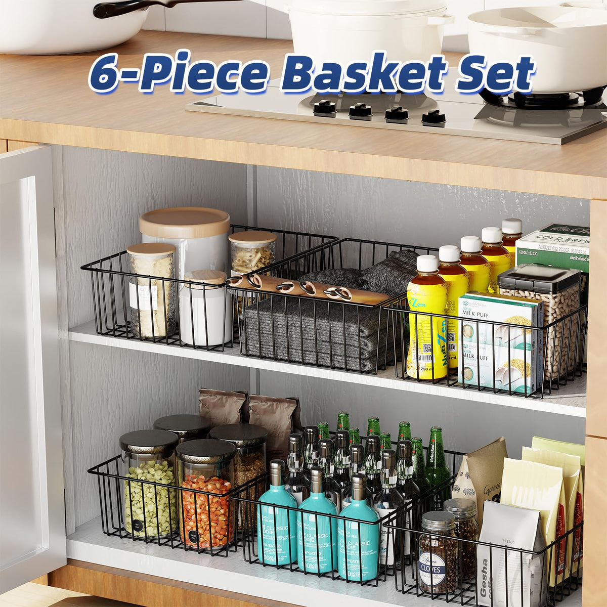Simple Trending rust-resistant metal pantry baskets resist moisture in damp spaces