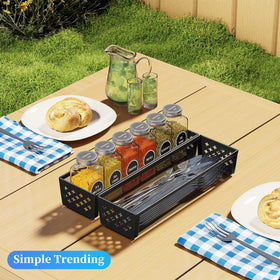 Simple Trending eight-compartment tray rearranges to fit different drawer sizes.