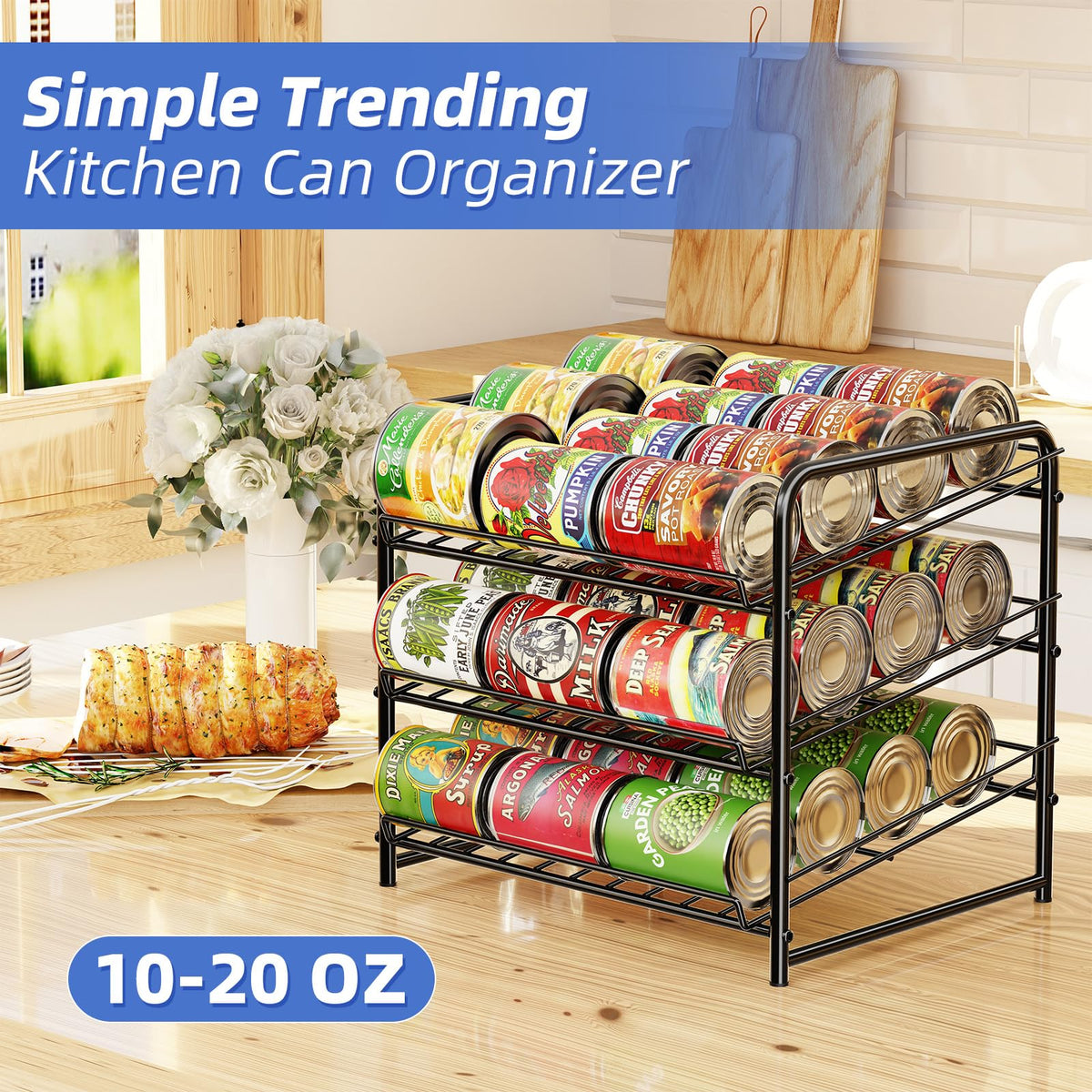 Stackable rack connectors enabling modular growth in storage for Simple Trending.