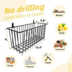 Simple Trending rust-resistant coating protects baskets in humid environments.