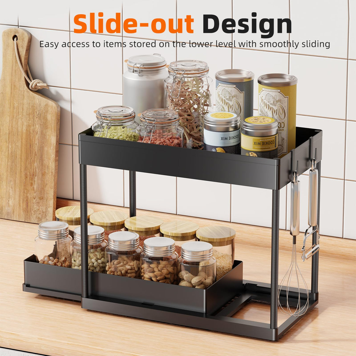 Simple Trending waterproof, rust-proof shelf keeps spaces clean.