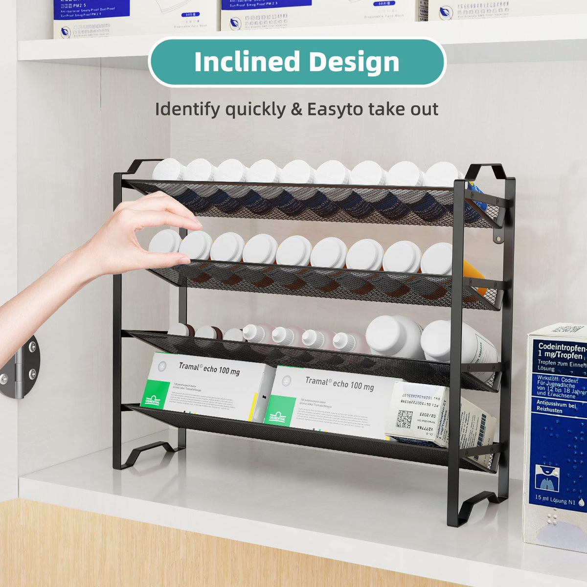 Simple Trending wall-mount spice rack option for flexible placement