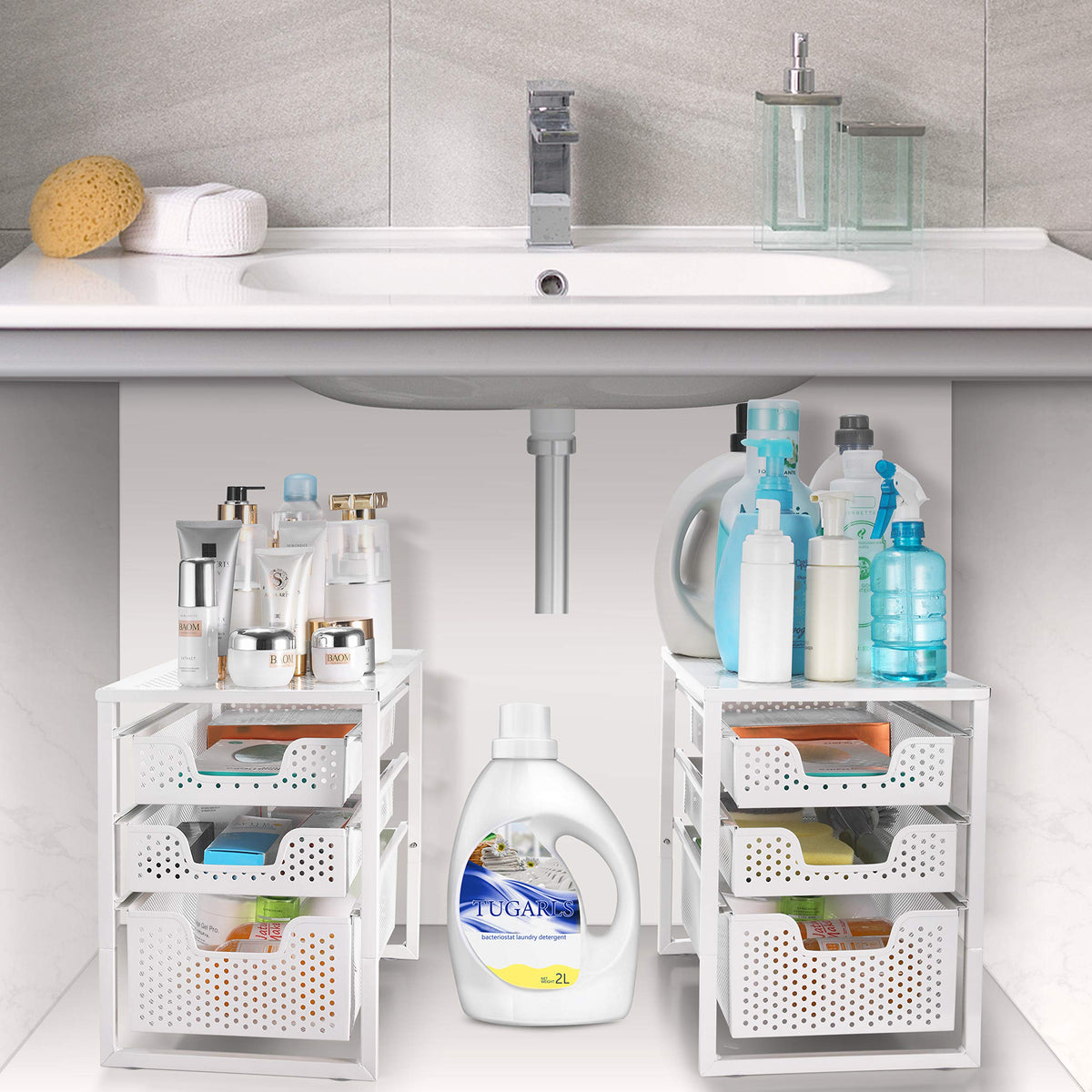 Simple Trending white finish for a clean, modern look.