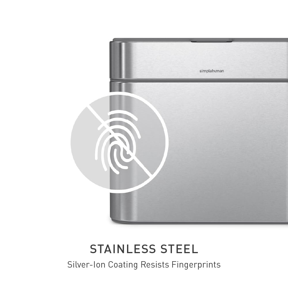simplehuman compost caddy compact design for slim cans