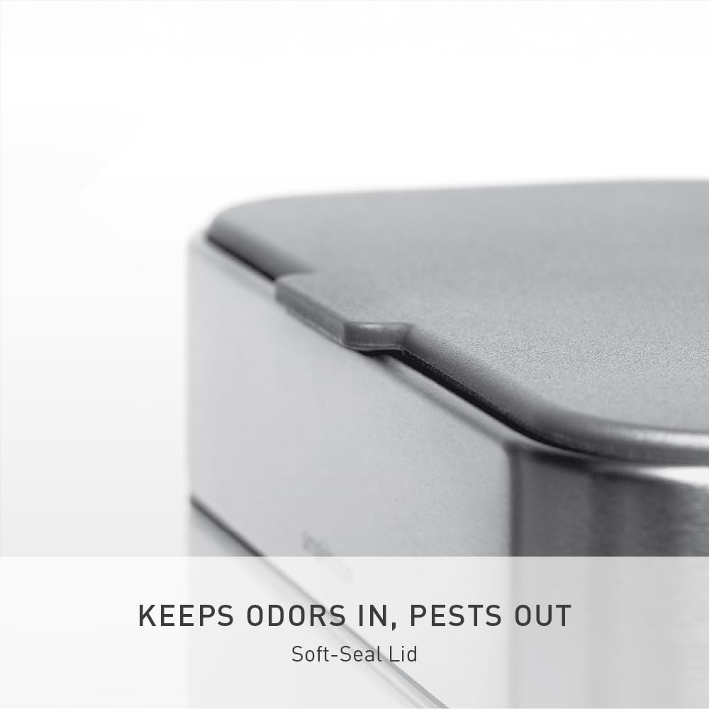 simplehuman compost caddy reduces odors and deters pests