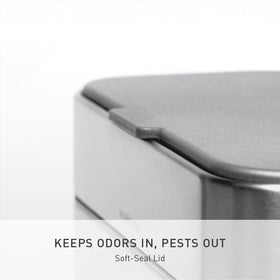 simplehuman compost caddy reduces odors and deters pests