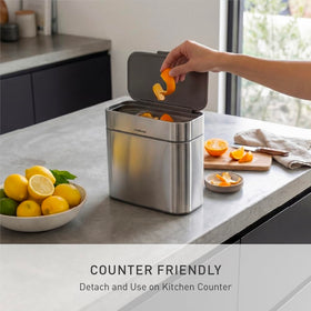 simplehuman compost caddy removable inner bucket simplifies dumping