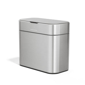 simplehuman compost caddy side dock attachment for easy scraps and tidy kitchen