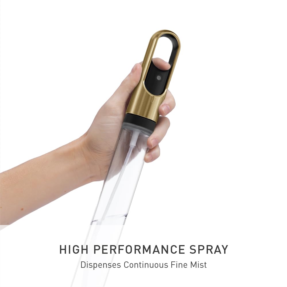 Ergonomic trigger dispenses a smooth mist for fast surface wipe-downs.