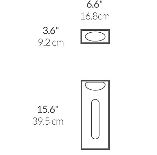 simplehuman versatile placement for wall, under-shelf, or inside-cabinet mounting